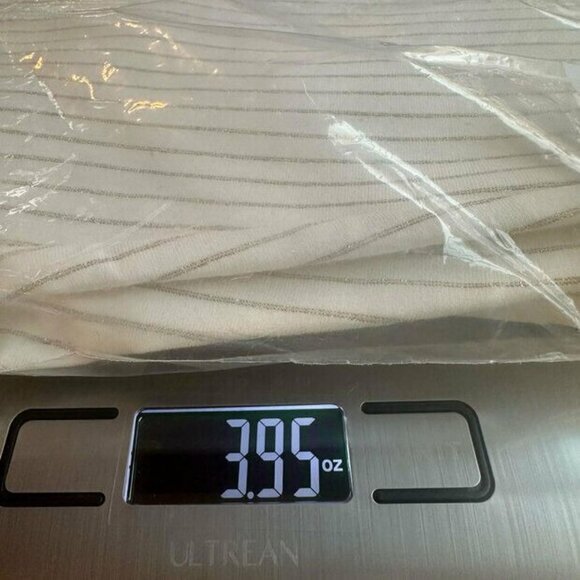 Tea Collection Gold Stripe Capri Leggings 7 NWT - Picture 5 of 5